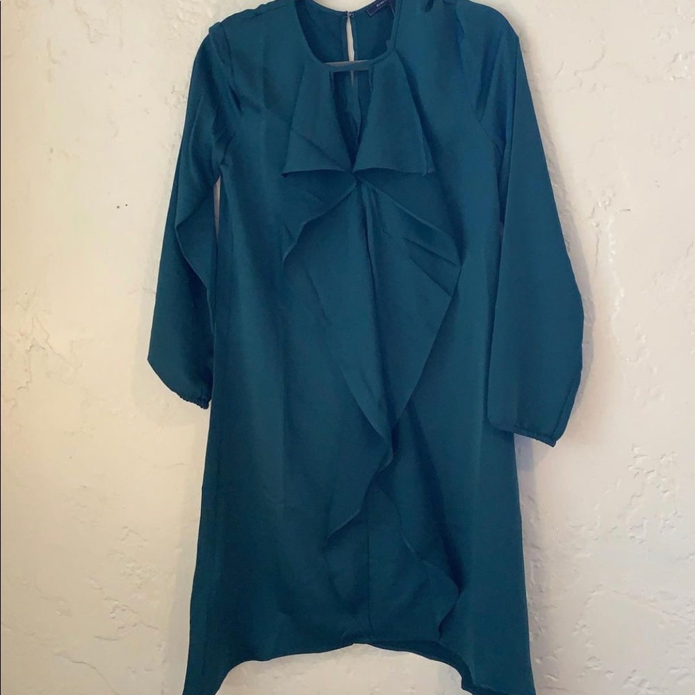 Sheer green blouse/dress optional